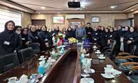 دیدار کارکنان پشتیبانی و پرستاری با رئیس بیمارستان به مناسبت روز پزشک